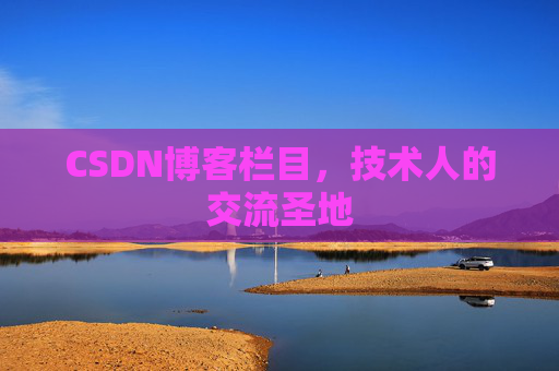 CSDN博客栏目，技术人的交流圣地